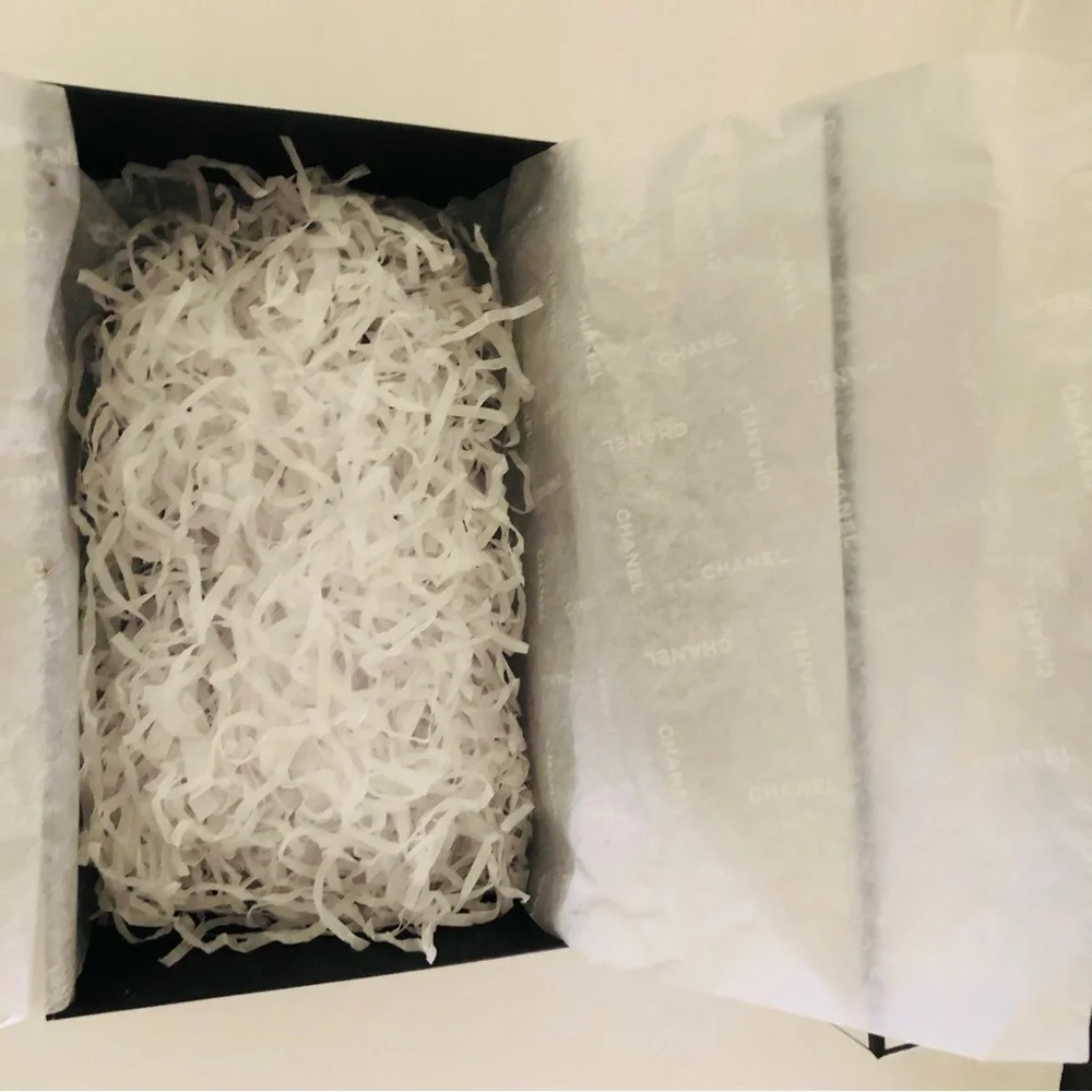 Authentic Chanel Small Gift Box & Small Triangle Gift Box, With Tissue & Shreds